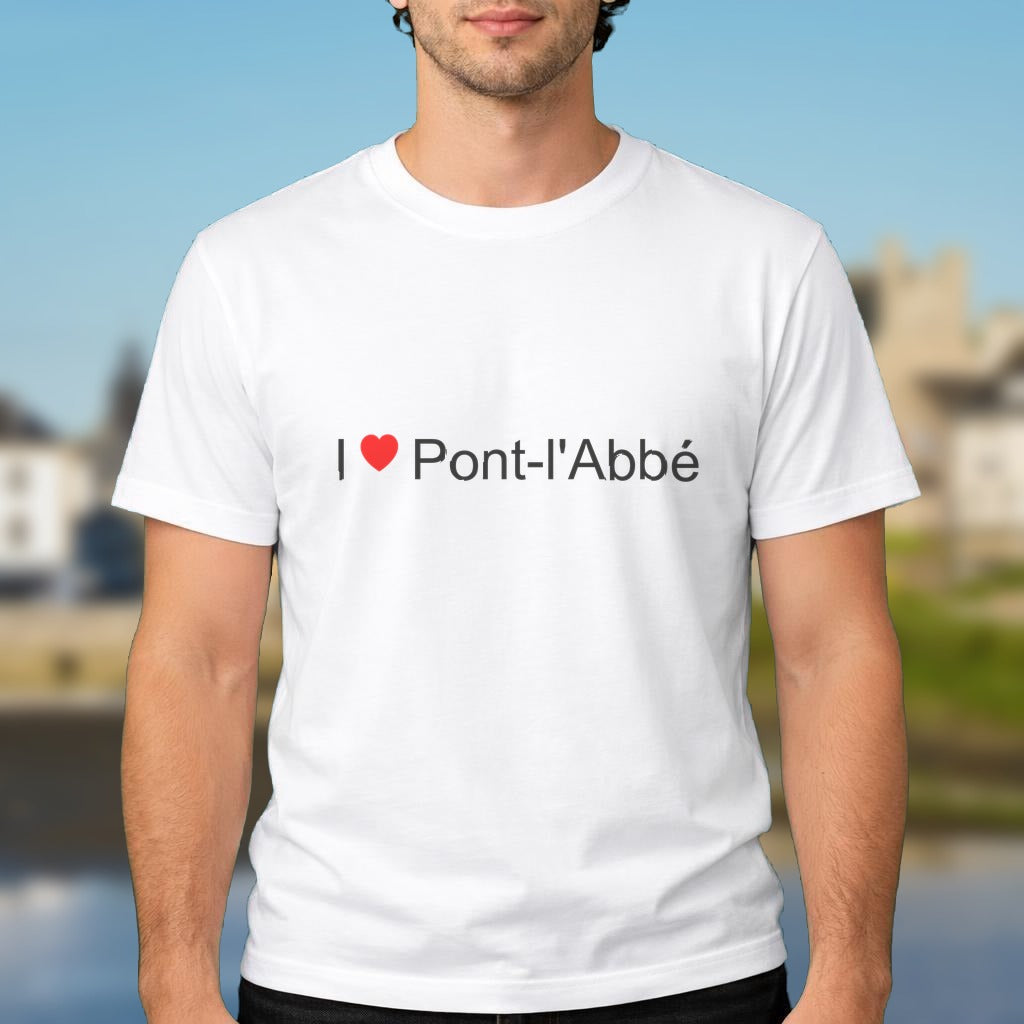 T-shirt I love pont-l'abbé