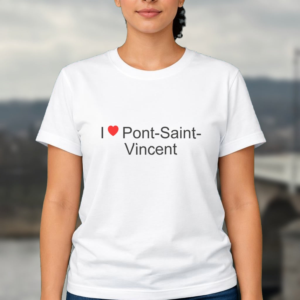 T-shirt I love pont-saint-vincent