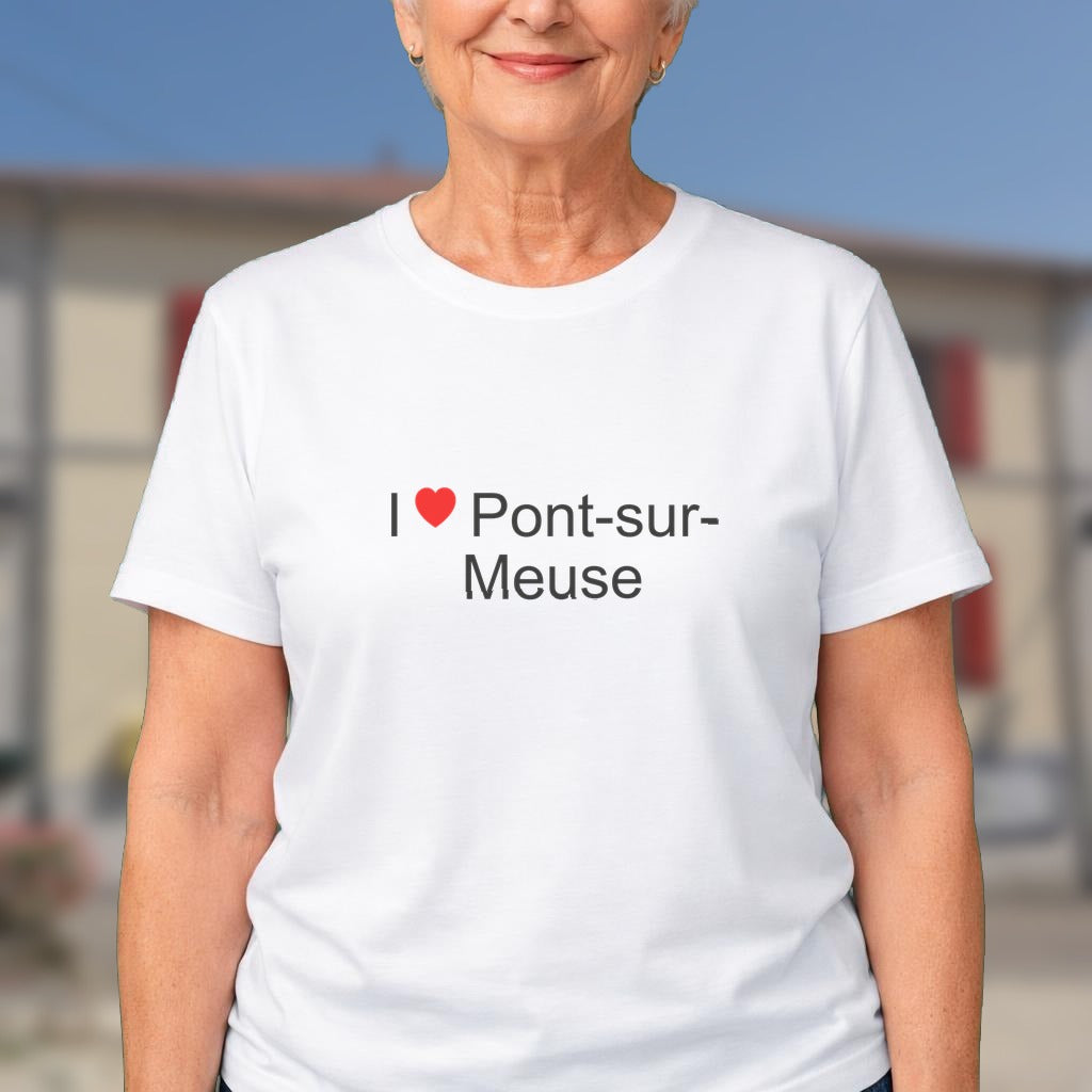 T-shirt I love pont-sur-meuse