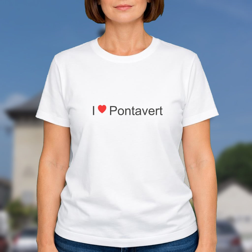 T-shirt I love pontavert
