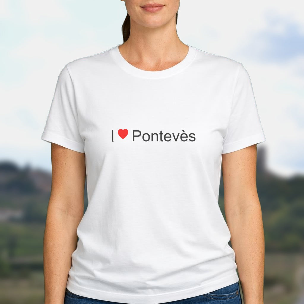 T-shirt I love pontevès