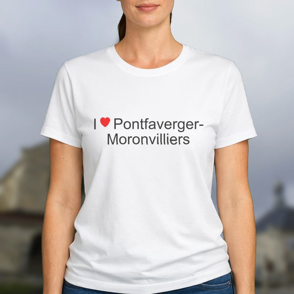 T-shirt I love pontfaverger-moronvilliers