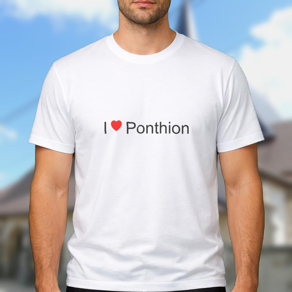 T-shirt I love ponthion