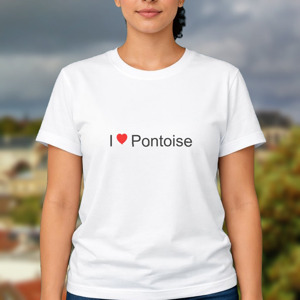 T-shirt I love pontoise