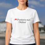 T-shirt I love pontonx-sur-l'adour