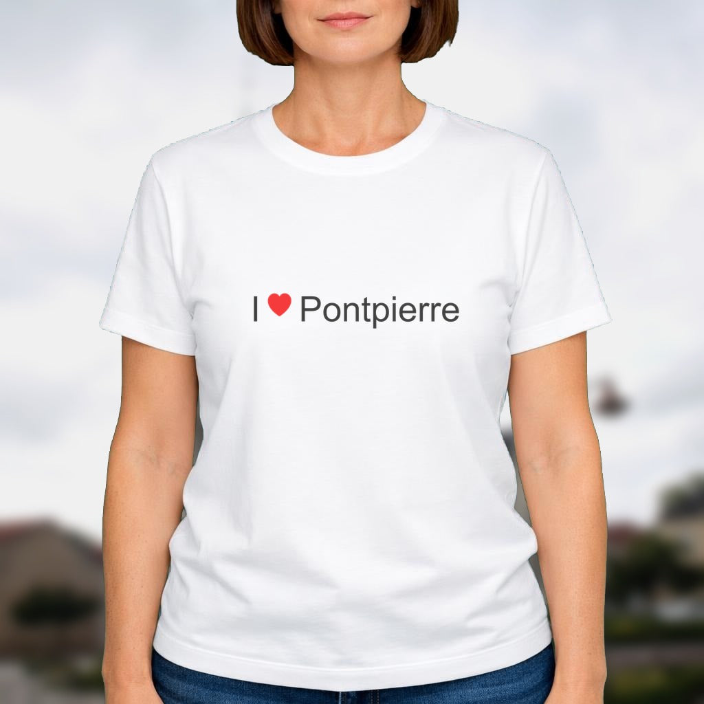 T-shirt I love pontpierre