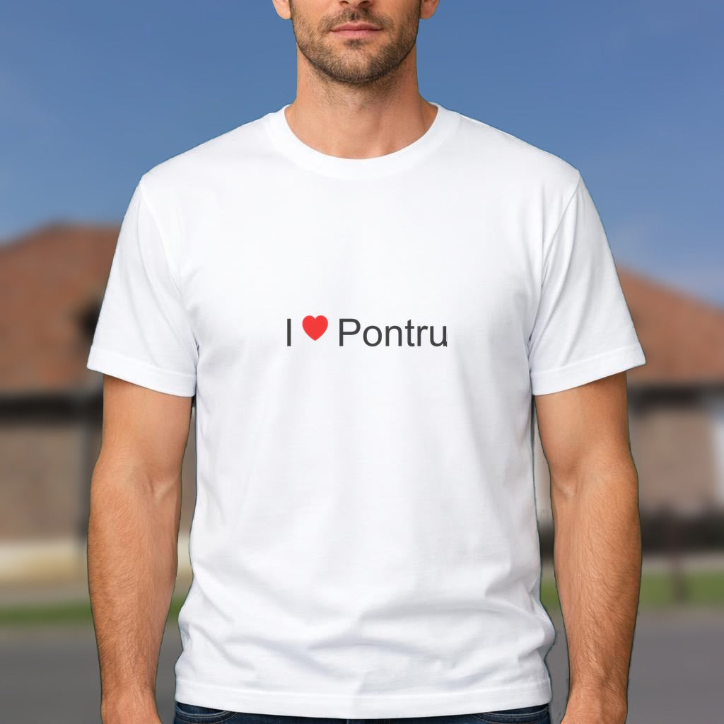 T-shirt I love pontru