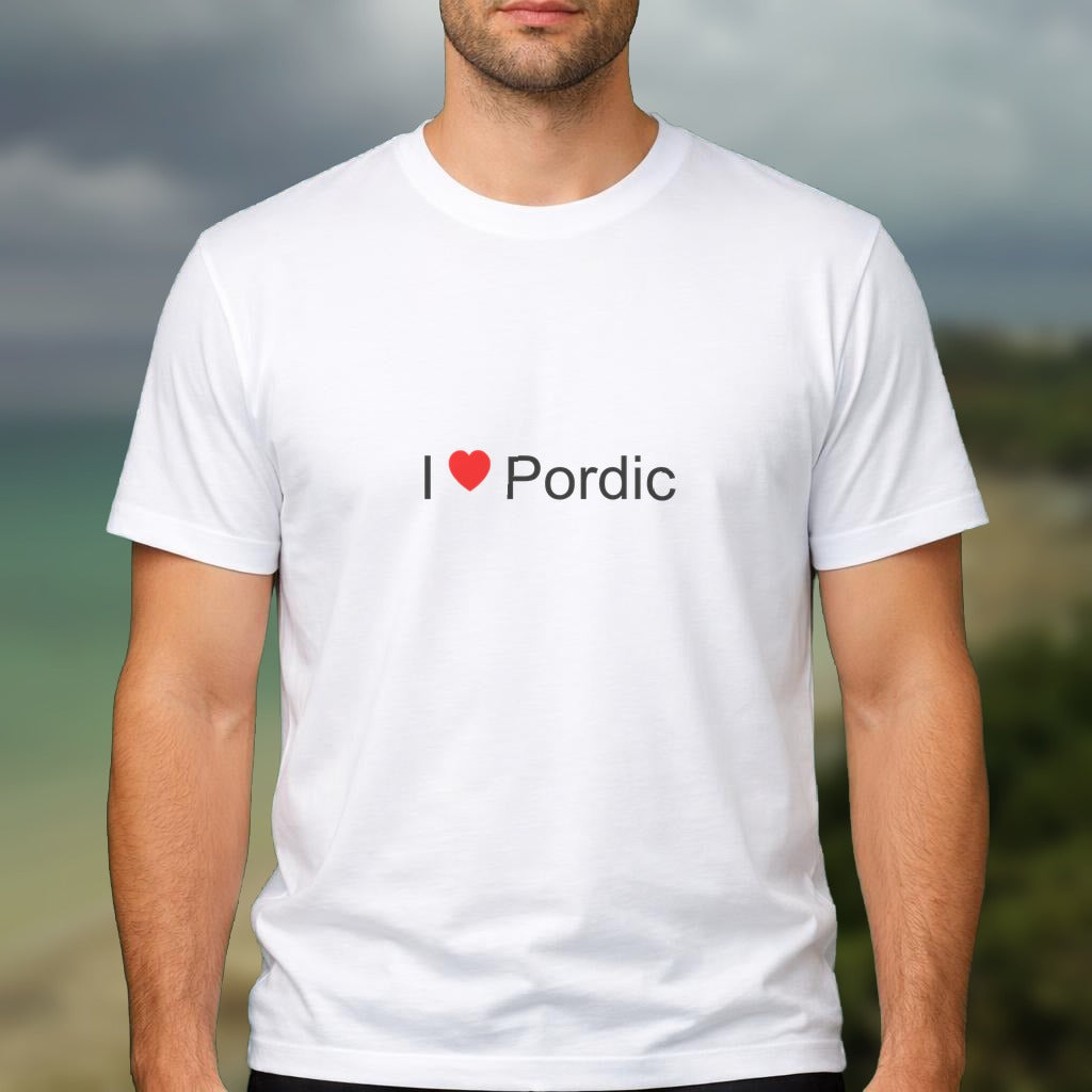 T-shirt I love pordic