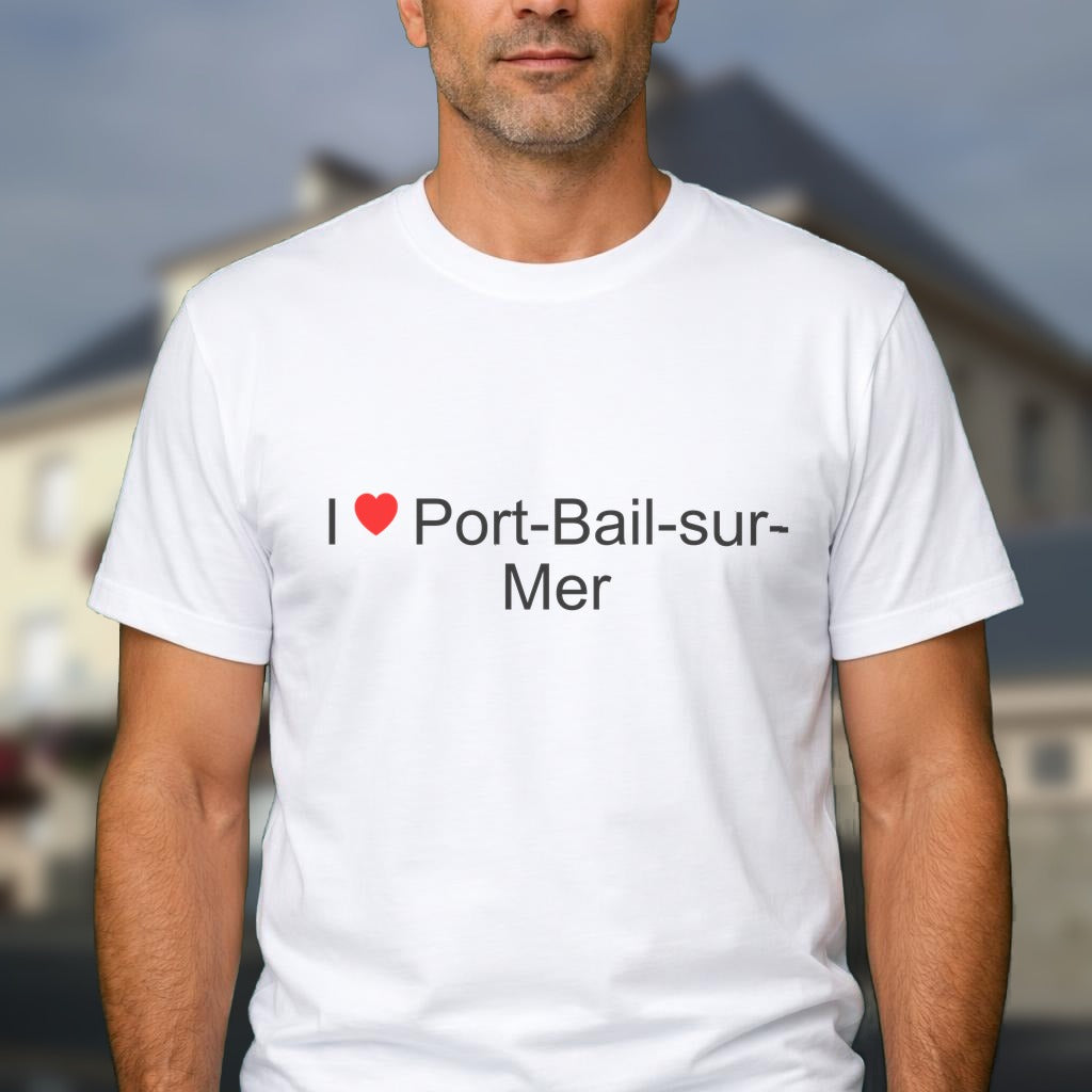 T-shirt I love port-bail-sur-mer
