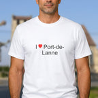 T-shirt I love port-de-lanne