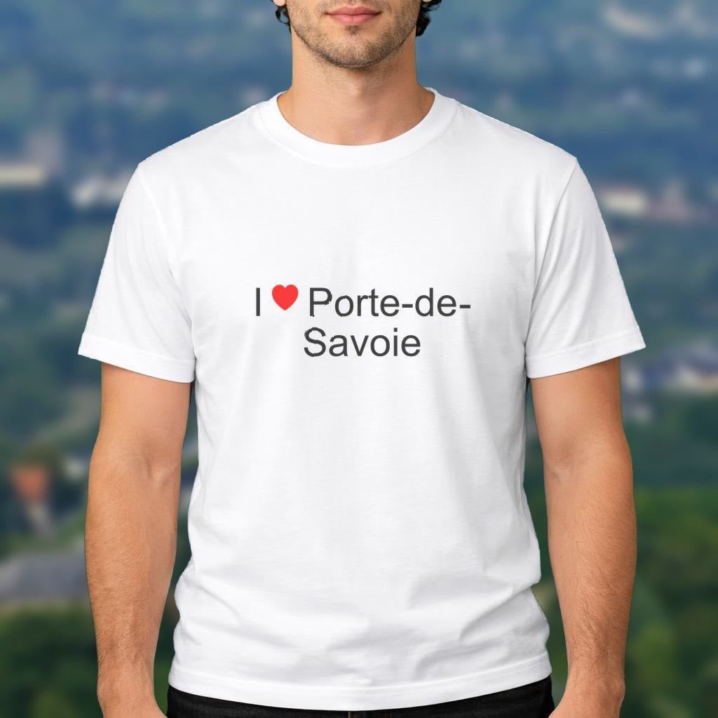 T-shirt I love porte-de-savoie