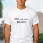 T-shirt I love pouilly-les-nonains