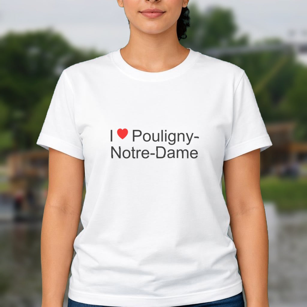 T-shirt I love pouligny-notre-dame