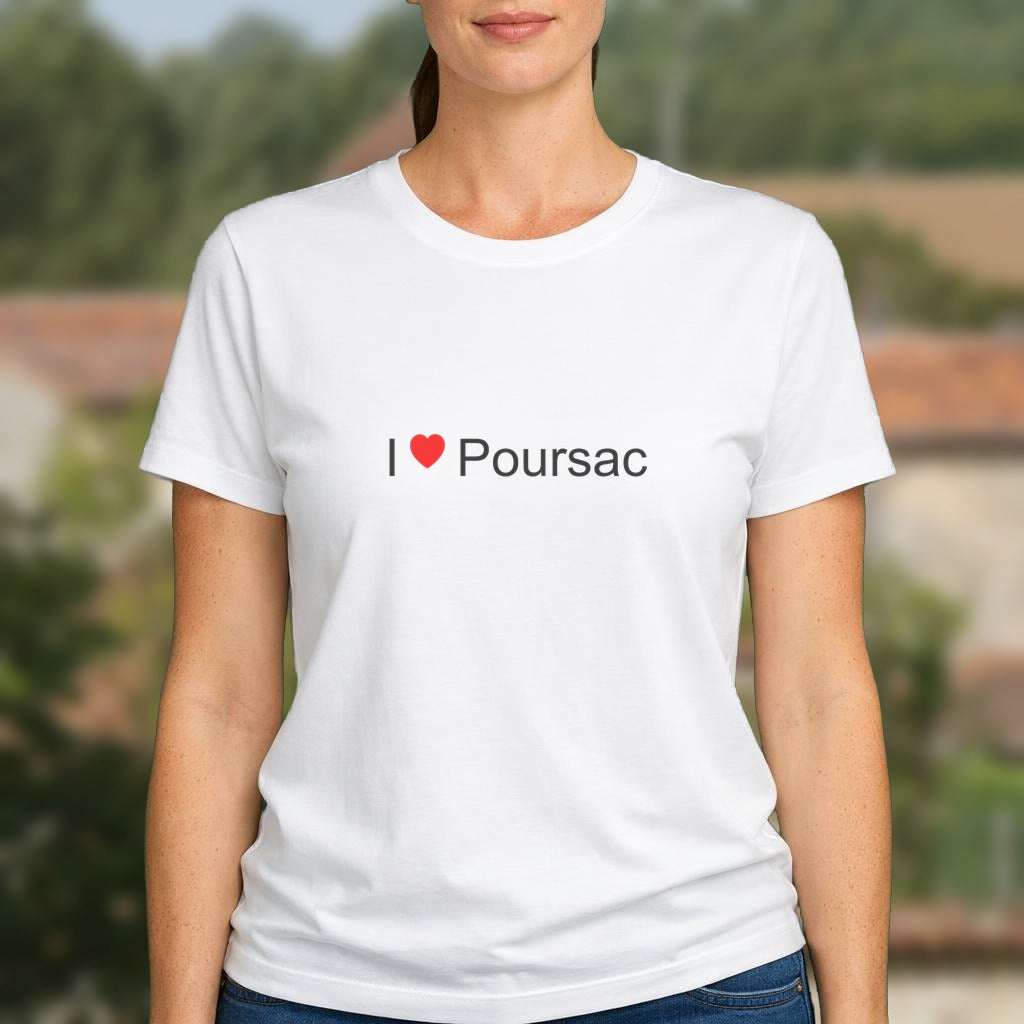 T-shirt I love poursac