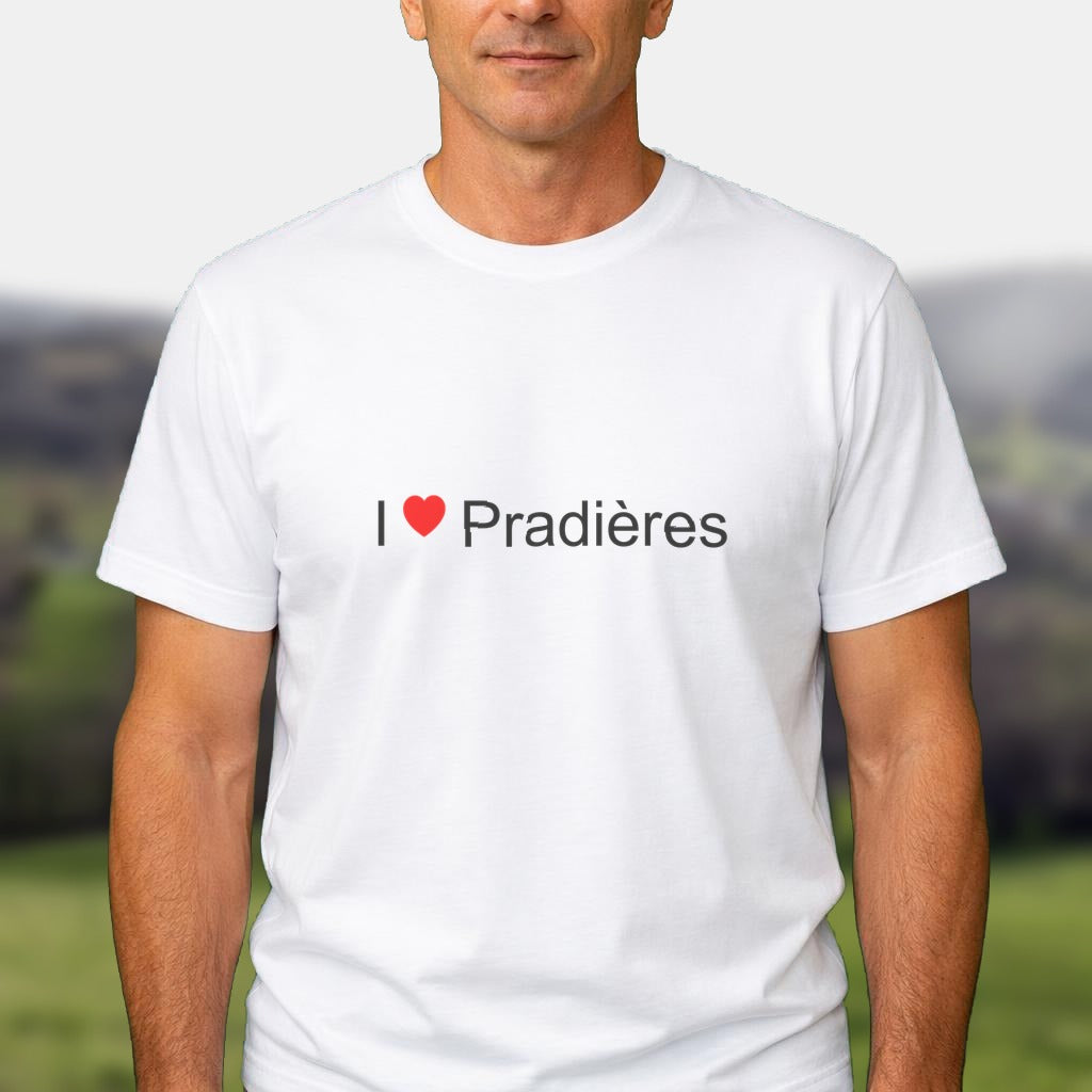 T-shirt I love pradières