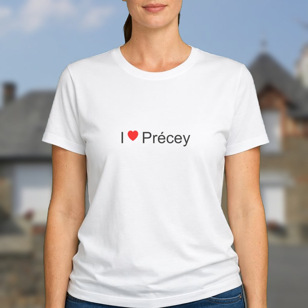 T-shirt I love précey