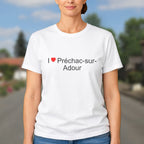T-shirt I love préchac-sur-adour