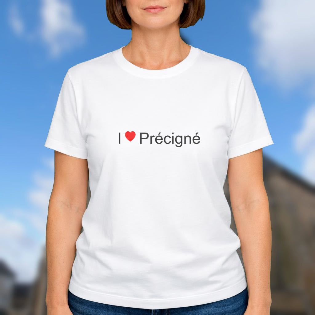 T-shirt I love précigné