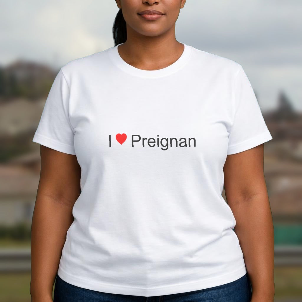 T-shirt I love preignan