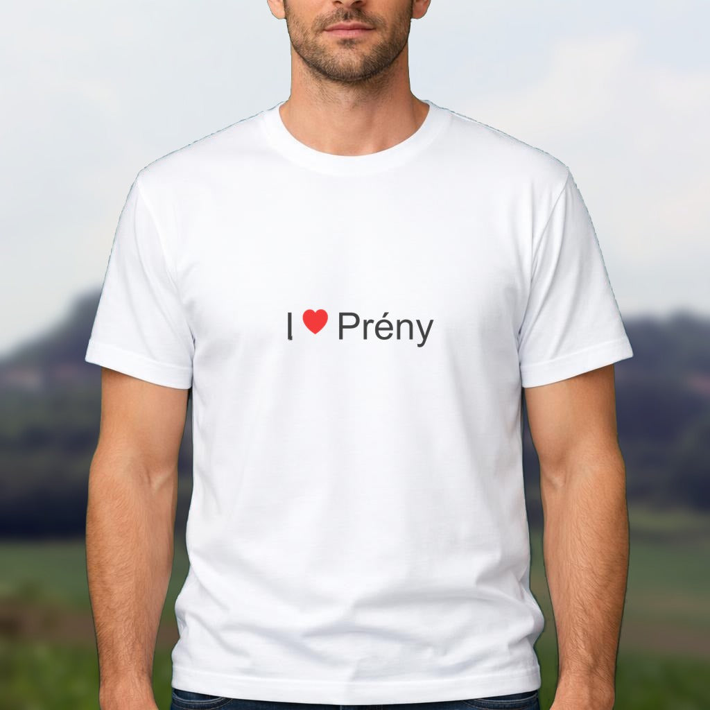 T-shirt I love prény