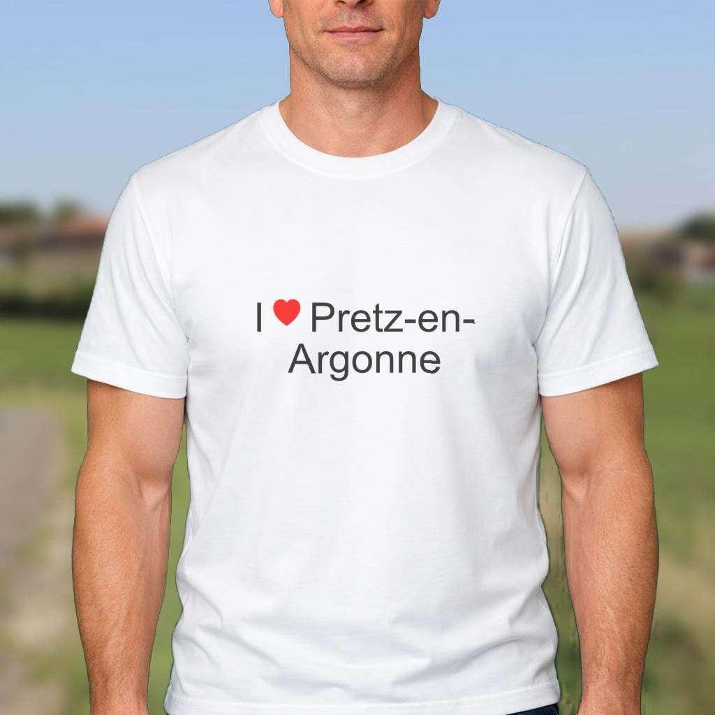 T-shirt I love pretz-en-argonne
