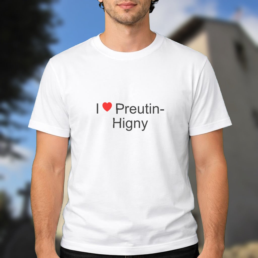T-shirt I love preutin-higny