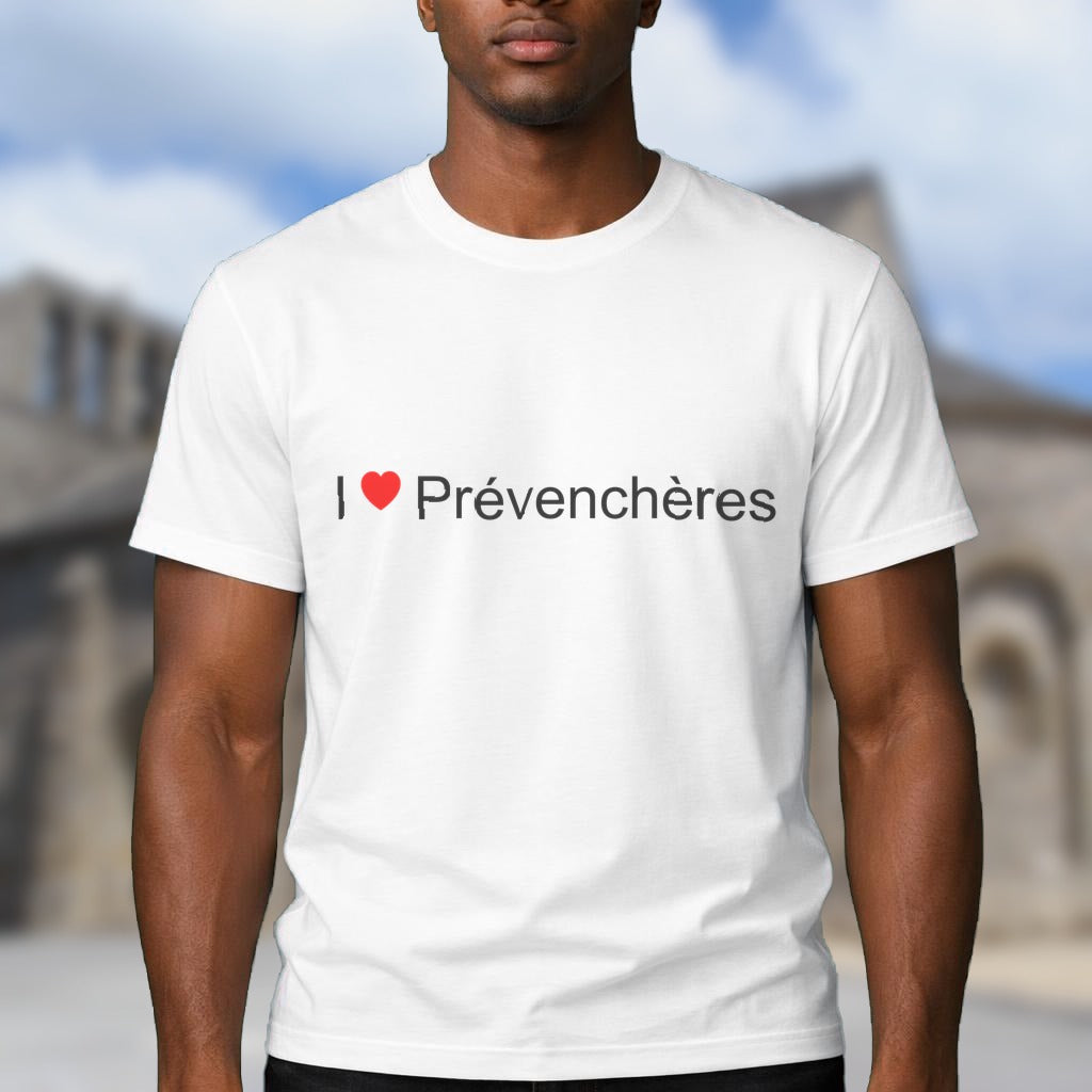 T-shirt I love prévenchères