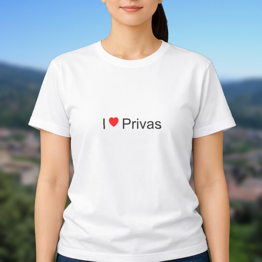 T-shirt I love privas