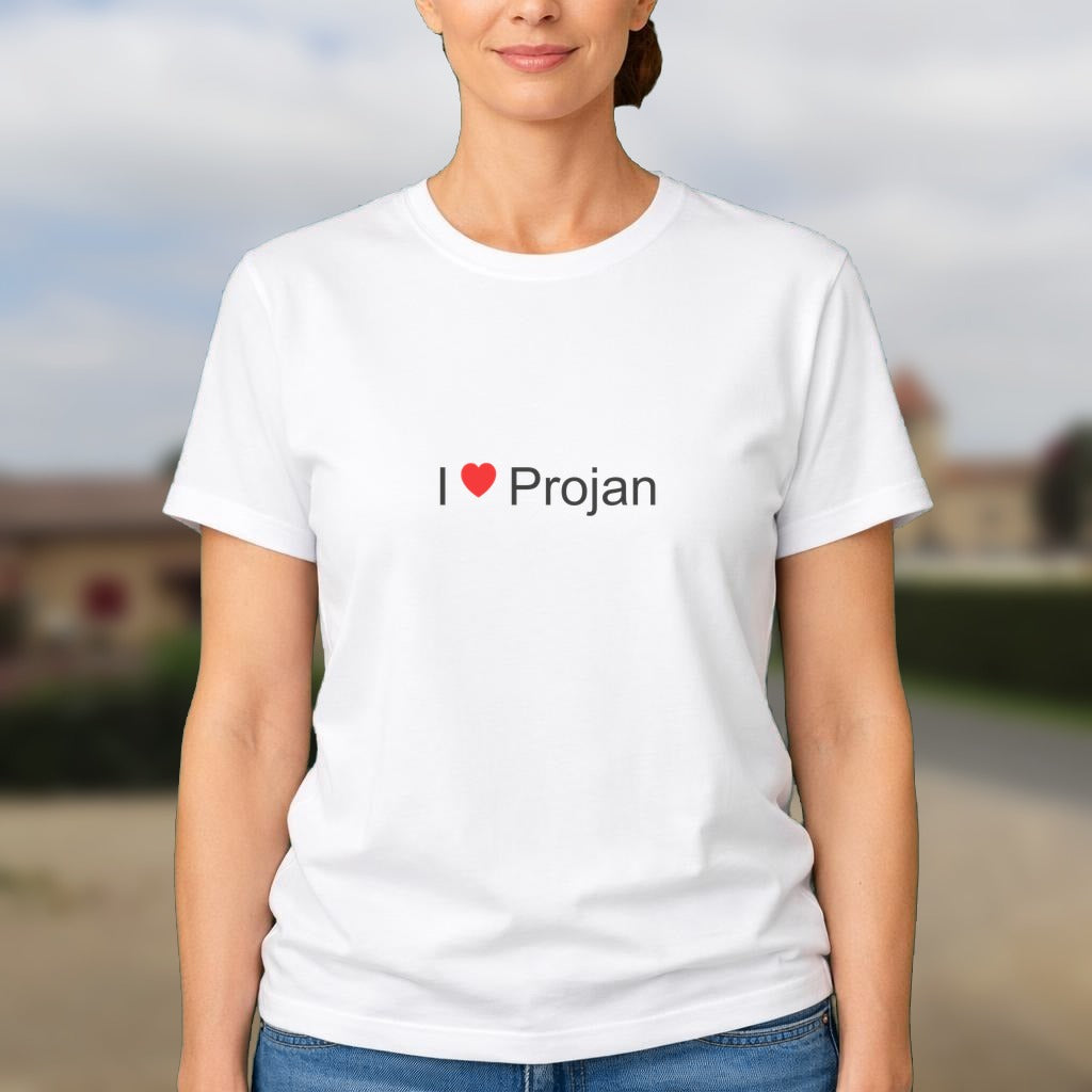 T-shirt I love projan