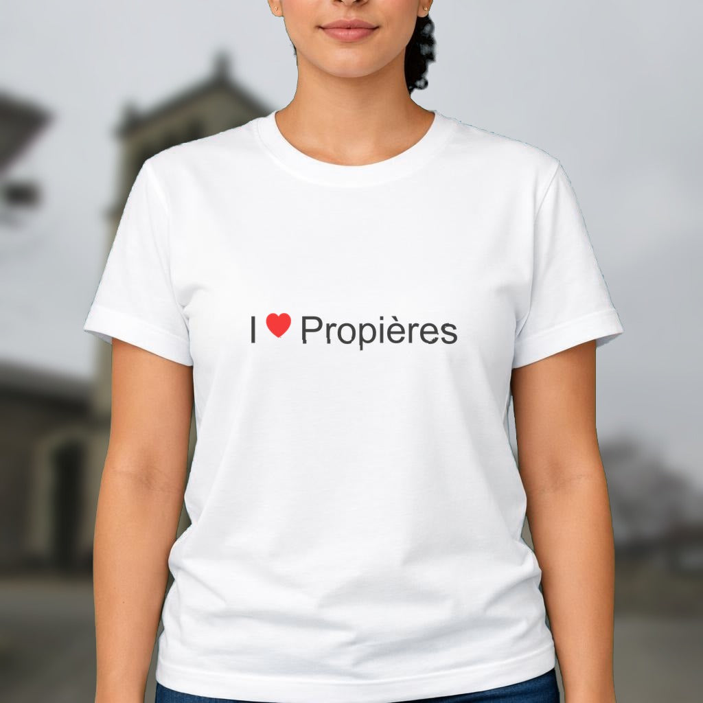 T-shirt I love propières
