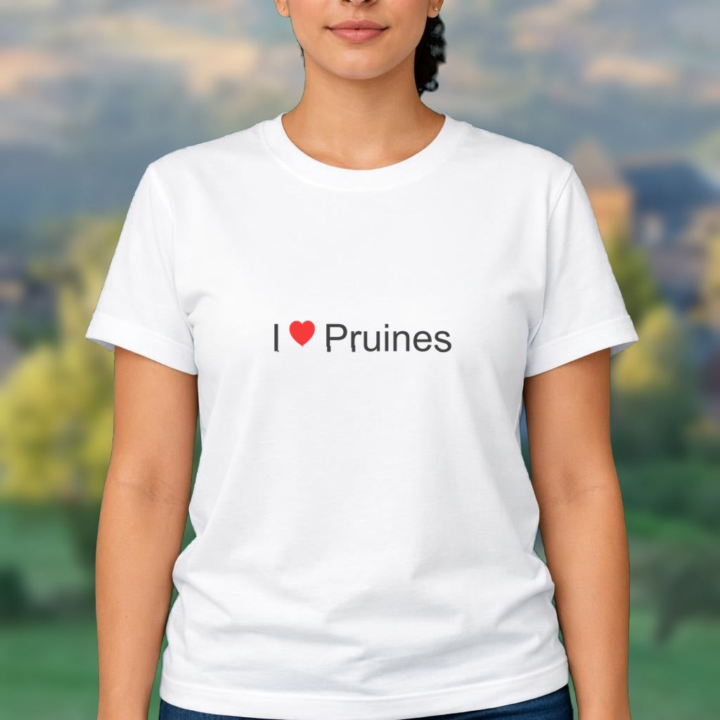 T-shirt I love pruines