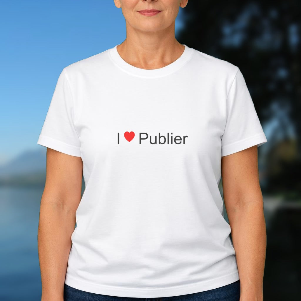T-shirt I love publier