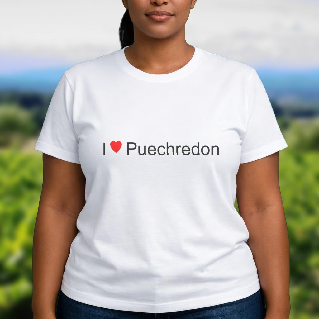 T-shirt I love puechredon
