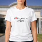 T-shirt I love puget-sur-argens