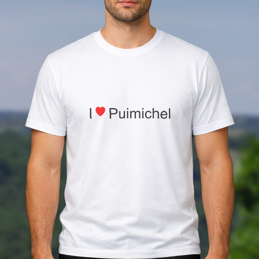 T-shirt I love puimichel