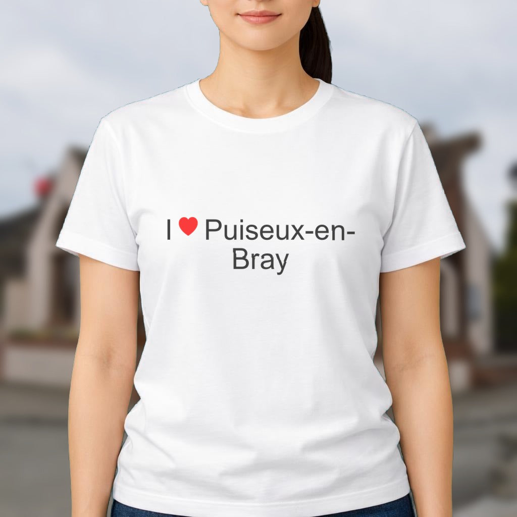 T-shirt I love puiseux-en-bray