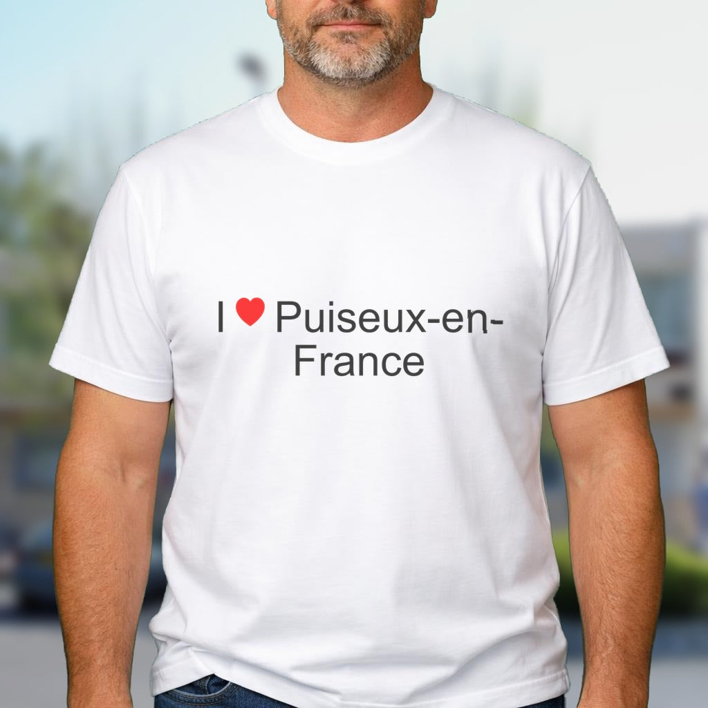 T-shirt I love puiseux-en-france