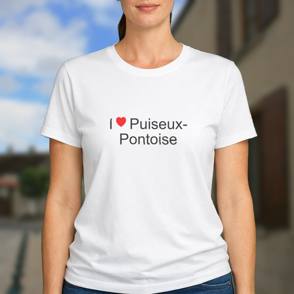 T-shirt I love puiseux-pontoise