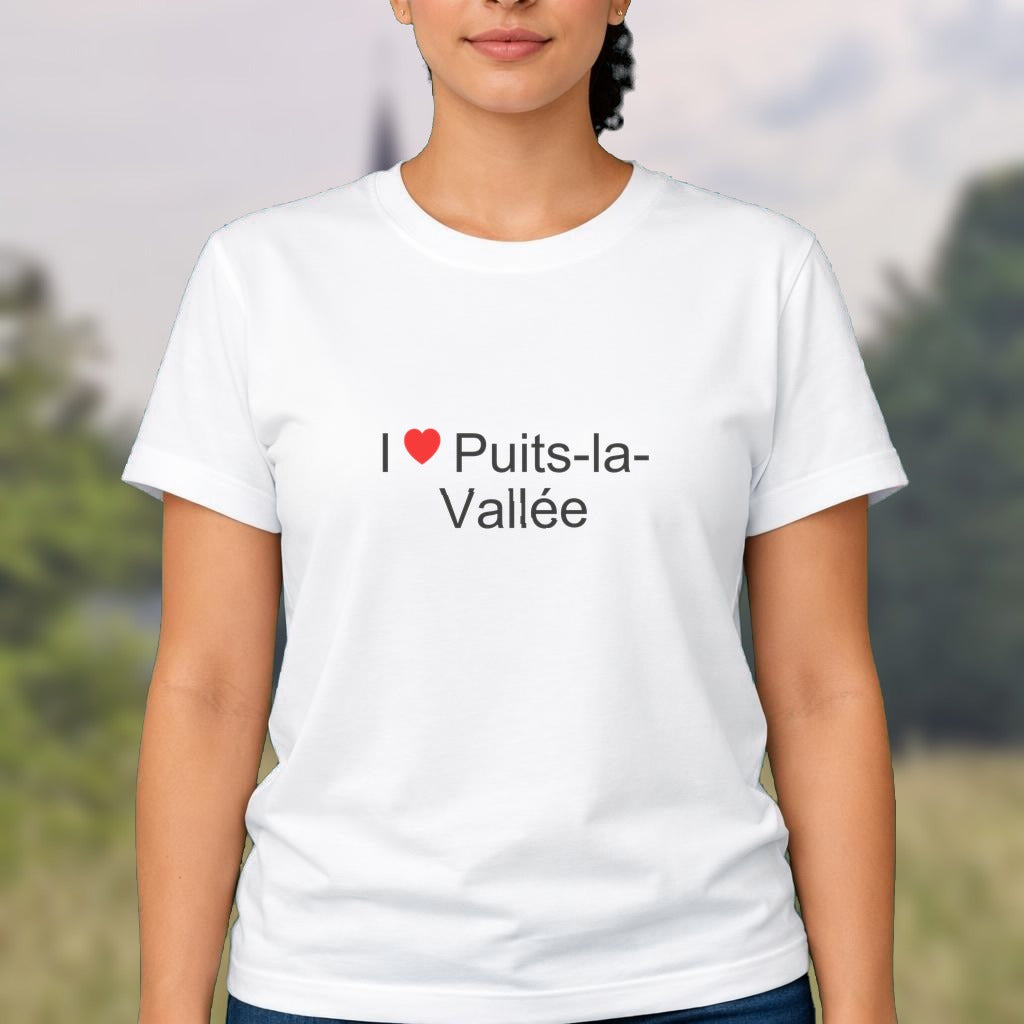 T-shirt I love puits-la-vallée