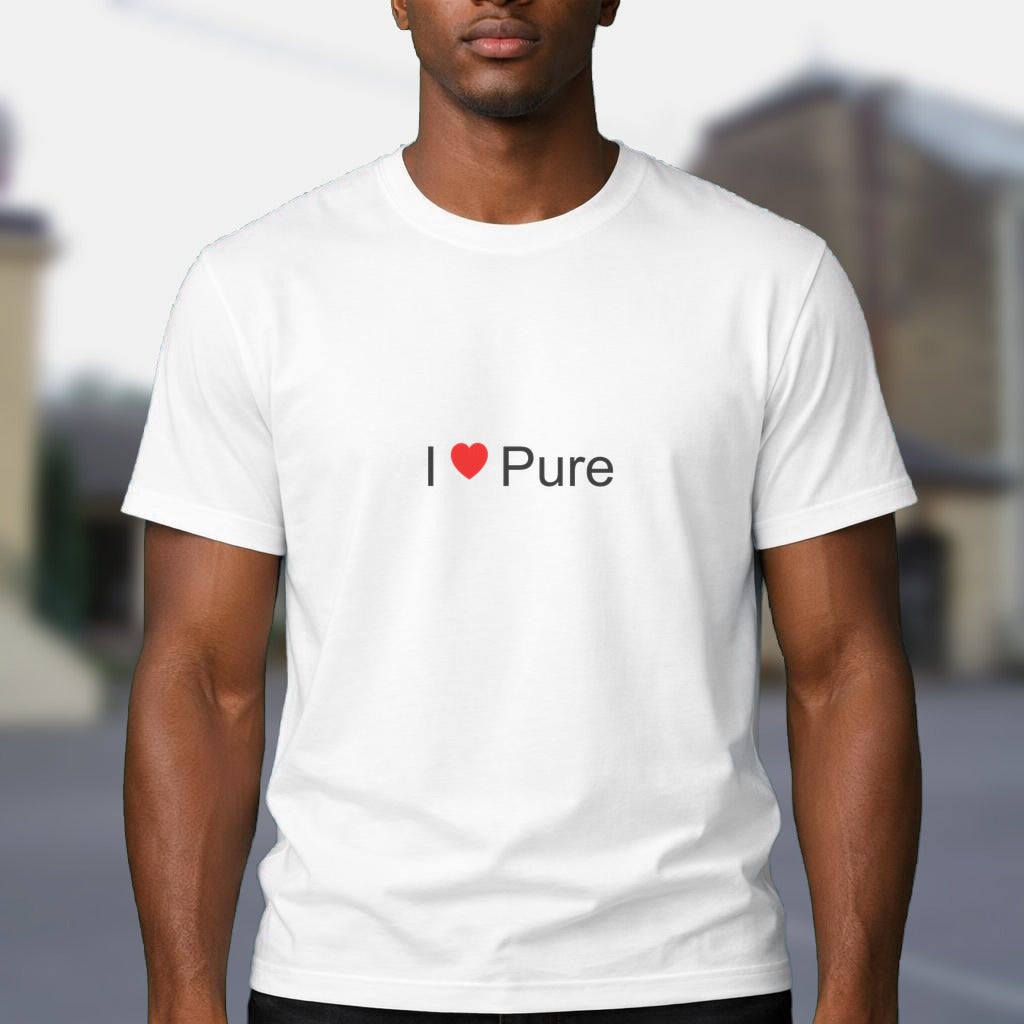 T-shirt I love pure