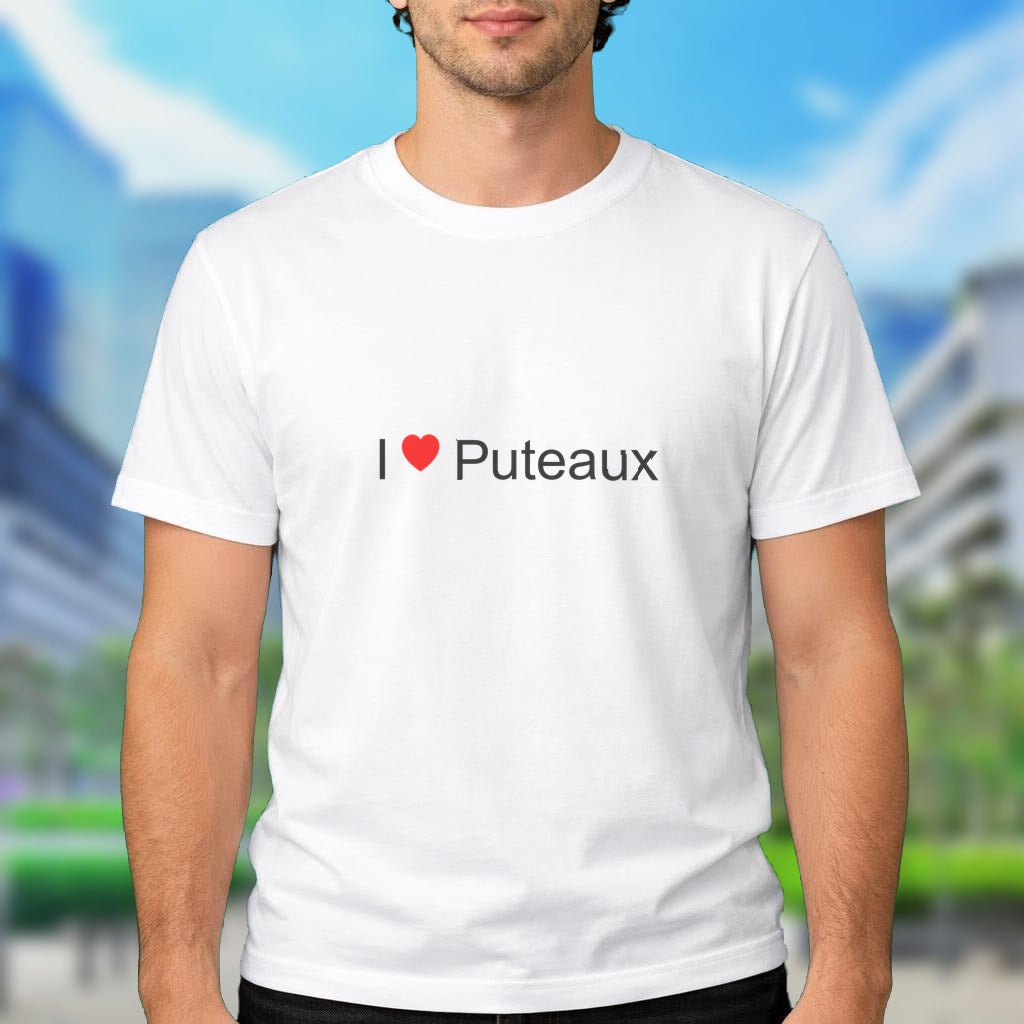 T-shirt I love puteaux