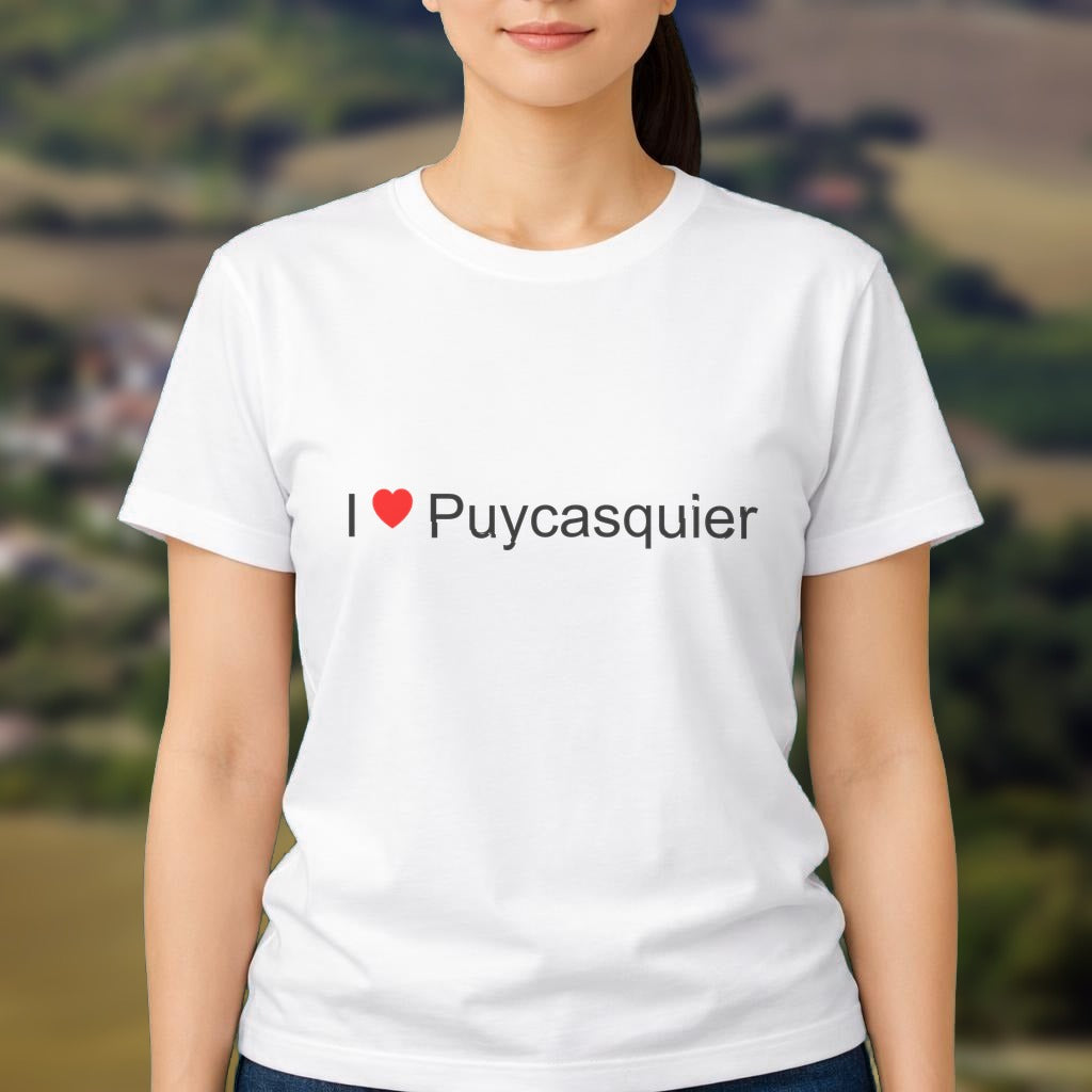 T-shirt I love puycasquier