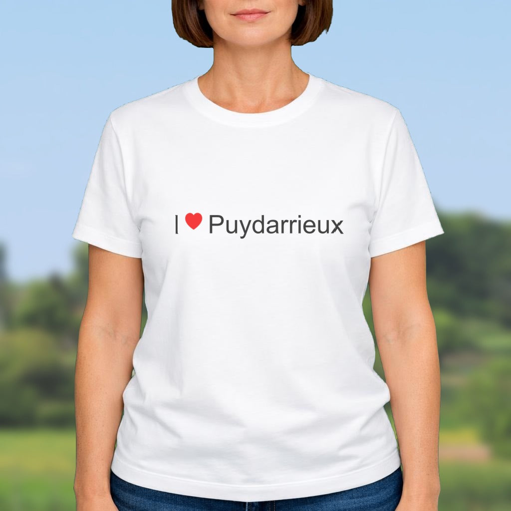T-shirt I love puydarrieux