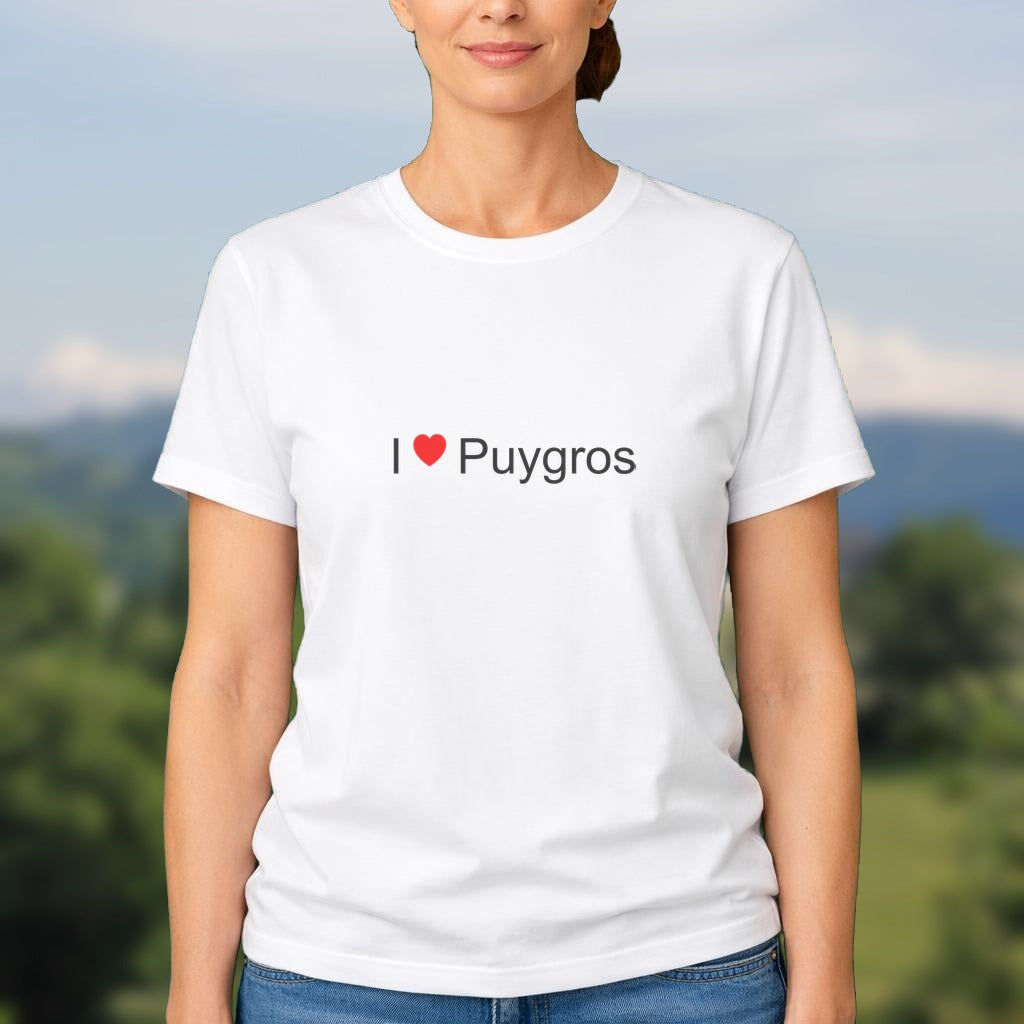 T-shirt I love puygros