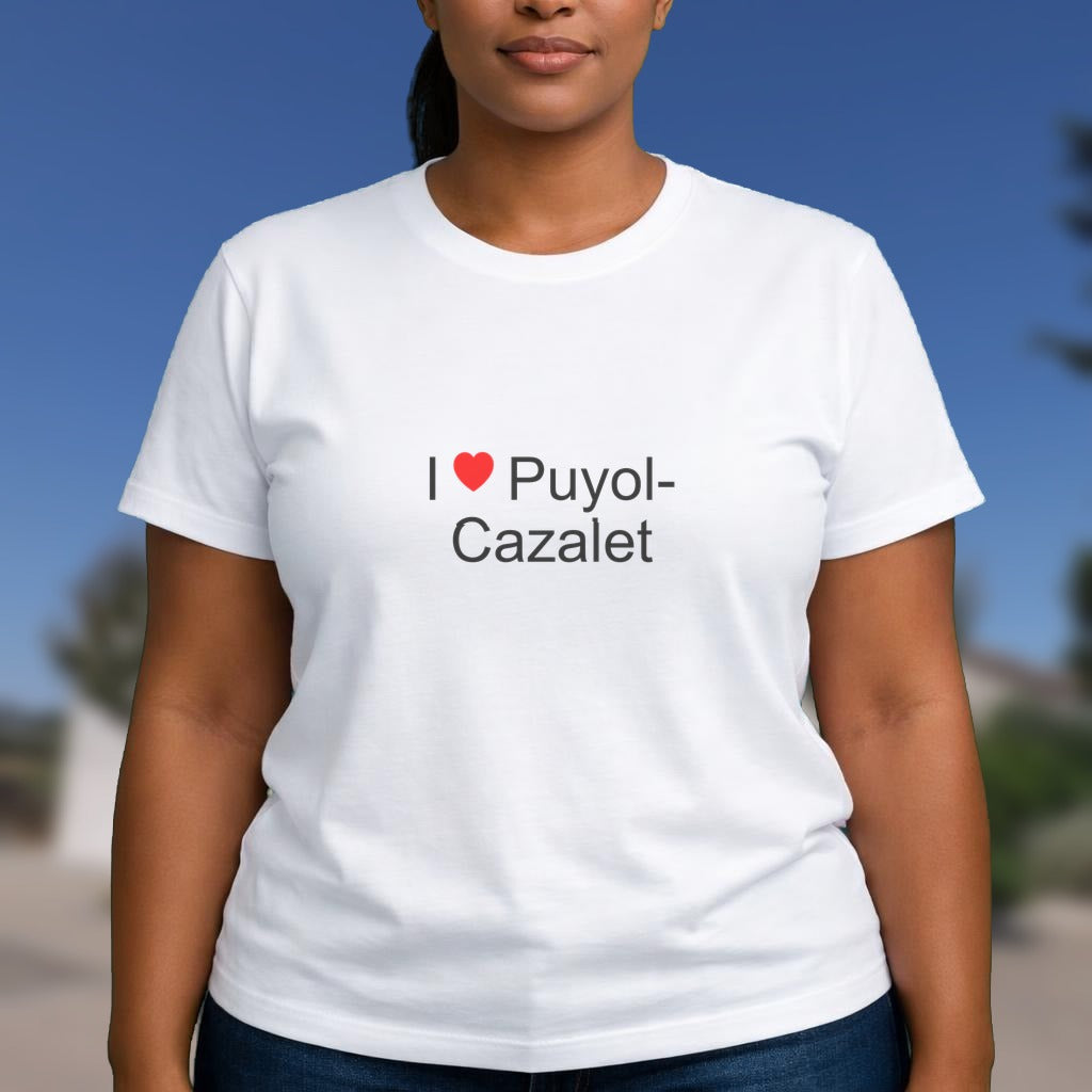 T-shirt I love puyol-cazalet
