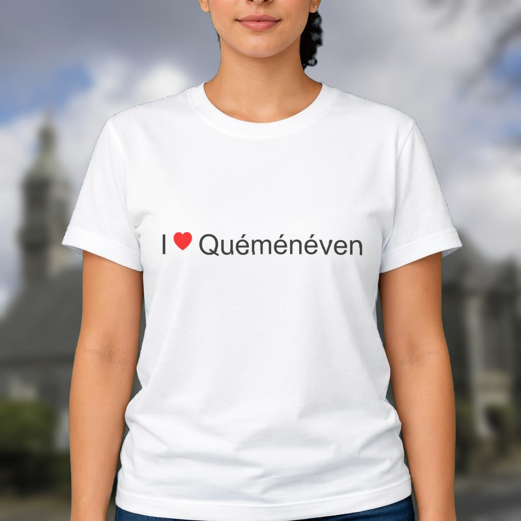 T-shirt I love quéménéven