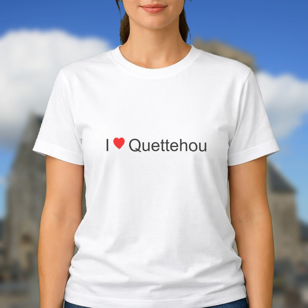 T-shirt I love quettehou