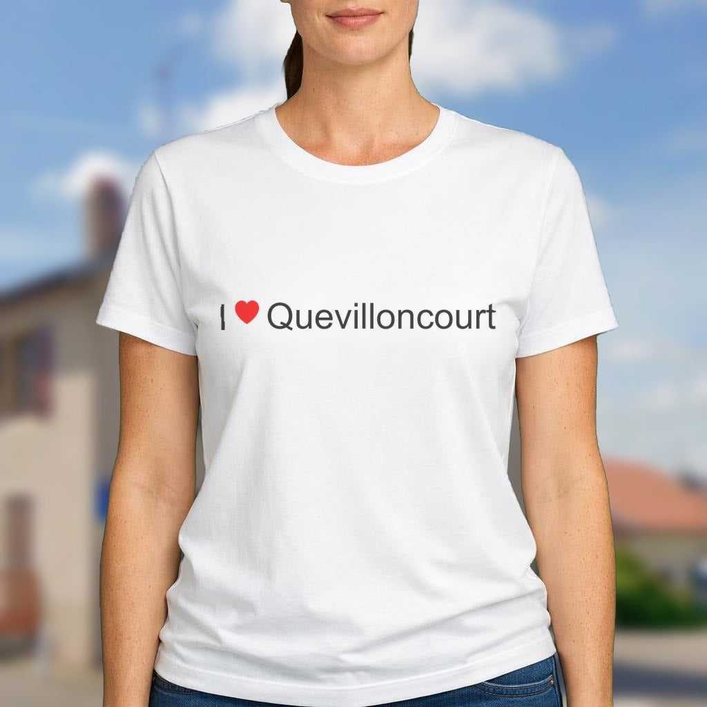 T-shirt I love quevilloncourt