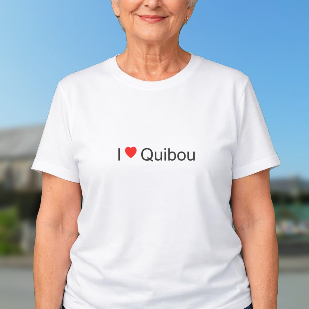 T-shirt I love quibou