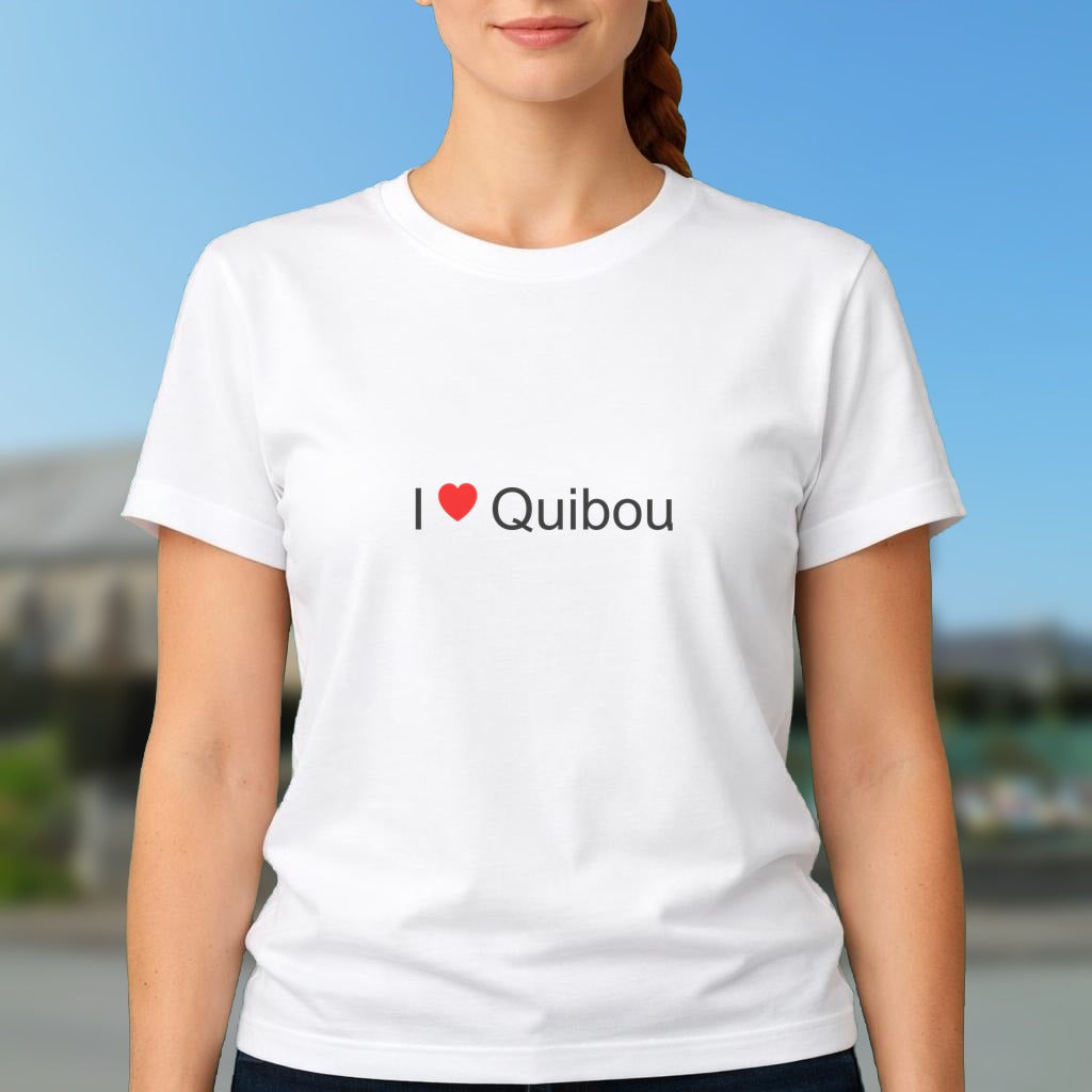 T-shirt I love quibou